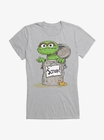 Sesame Street Oscar The Grouch Scram Girls T-Shirt