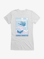 Sesame Street Cookie Monster Boombox Girls T-Shirt