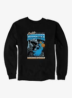 Sesame Street Cookie Monster Collage Sweatshirt