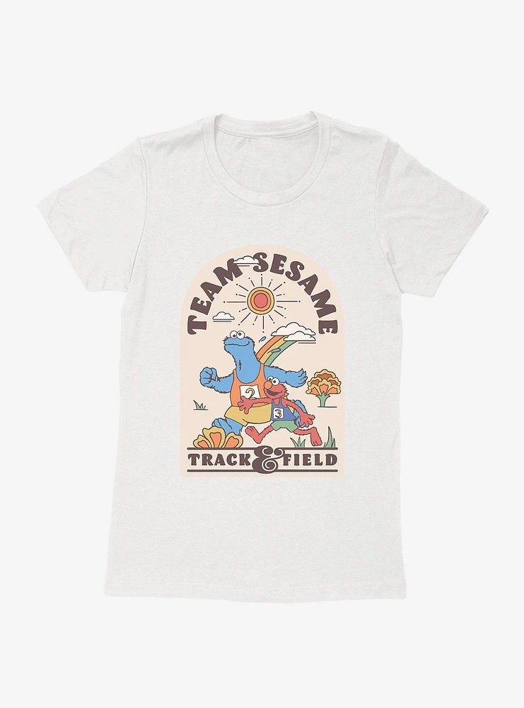 Sesame Street Team Track & Field Womens T-Shirt