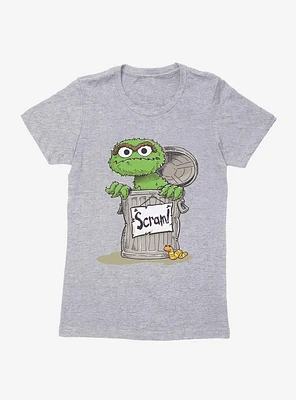 Sesame Street Oscar The Grouch Scram Womens T-Shirt