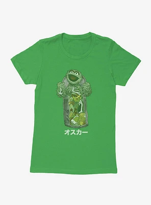 Sesame Street Oscar The Grouch Anatomy Womens T-Shirt