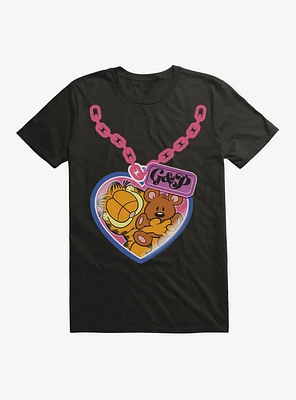 Garfield Heart Chain With Pooky T-Shirt