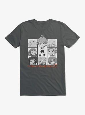 The Seven Deadly Sins Group Chibi T-Shirt