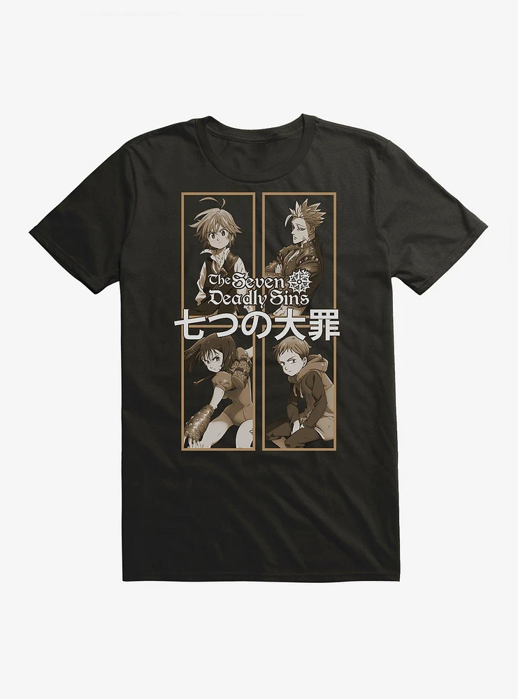 The Seven Deadly Sins Meliodas, Ban, Diane and King T-Shirt