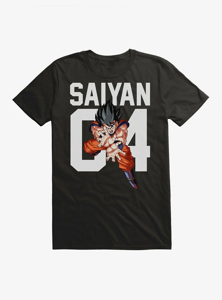 Dragon Ball Z Goku Saiyan Jersey Number T-Shirt