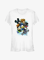 Disney Kingdom Hearts Aim At The Heart Girls T-Shirt