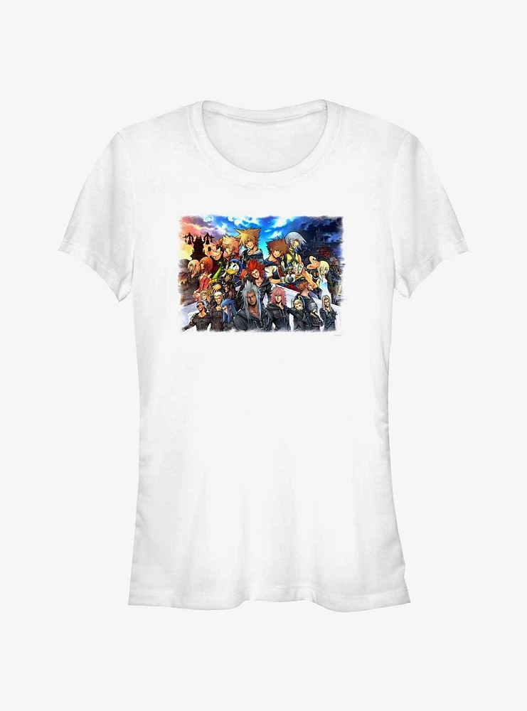 Disney Kingdom Hearts Round Up Girls T-Shirt