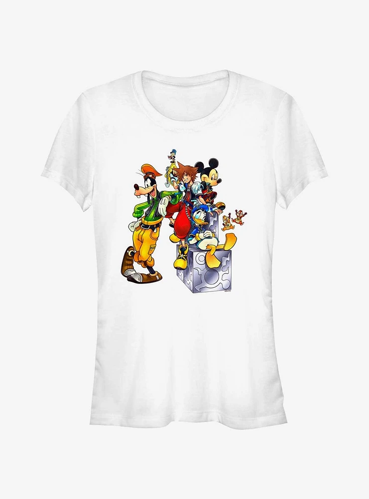 Disney Kingdom Hearts Group Girls T-Shirt