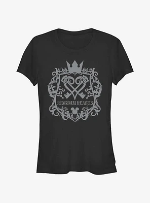 Disney Kingdom Hearts Crest Girls T-Shirt