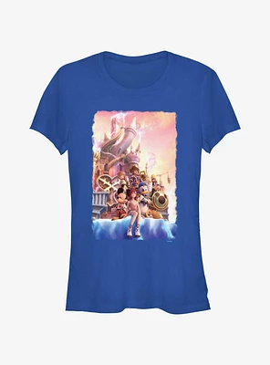 Disney Kingdom Hearts Sunset Castle Girls T-Shirt