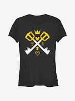 Disney Kingdom Hearts Cross Keys Girls T-Shirt