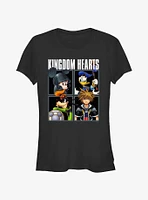 Disney Kingdom Hearts Head Shots Girls T-Shirt