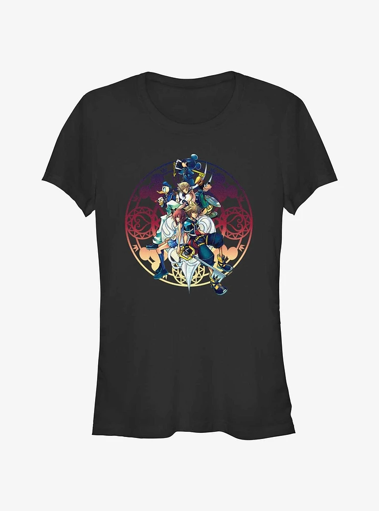 Disney Kingdom Hearts Cloud Sitting Girls T-Shirt