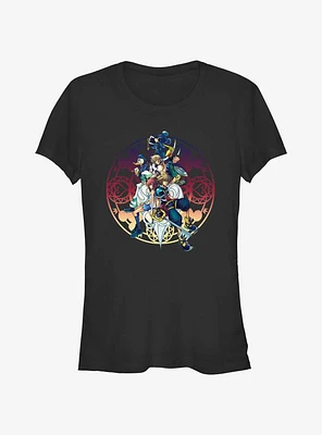 Disney Kingdom Hearts Cloud Sitting Girls T-Shirt