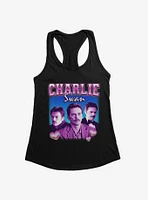 Twilight Charlie Swan Retro Style Portrait Girls Tank