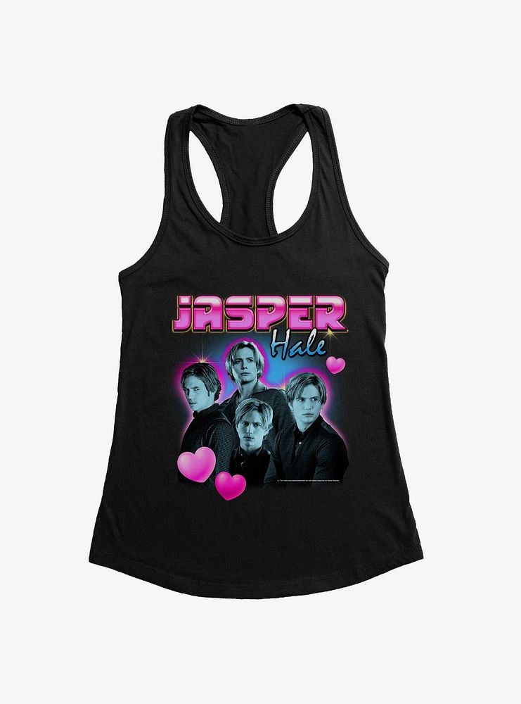 Twilight Jasper Hale Retro Style Portrait Girls Tank