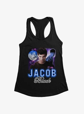 Twilight Jacob Black Retro Style Portrait Girls Tank