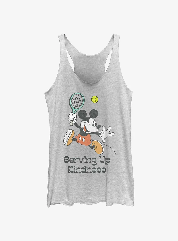 Disney Mickey Mouse Serving Up Kindness Tennis Girls Tank