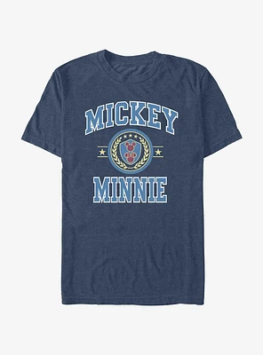 Disney Mickey Mouse & Minnie College T-Shirt