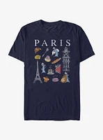 Disney Pixar Ratatouille Paris Doodles T-Shirt