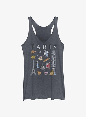 Disney Pixar Ratatouille Paris Doodles Girls Tank