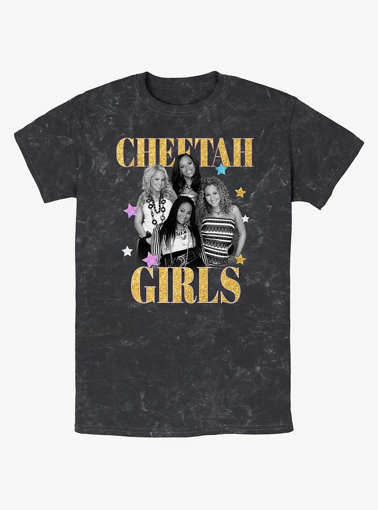 Disney Channel The Cheetah Girls Group Shot Mineral Wash T-Shirt