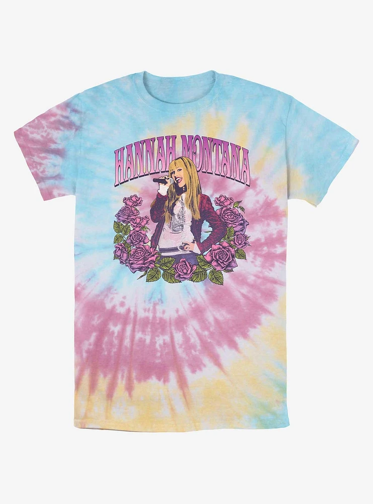 Disney Channel Hannah Montana Floral Pop Star Tie-Dye T-Shirt