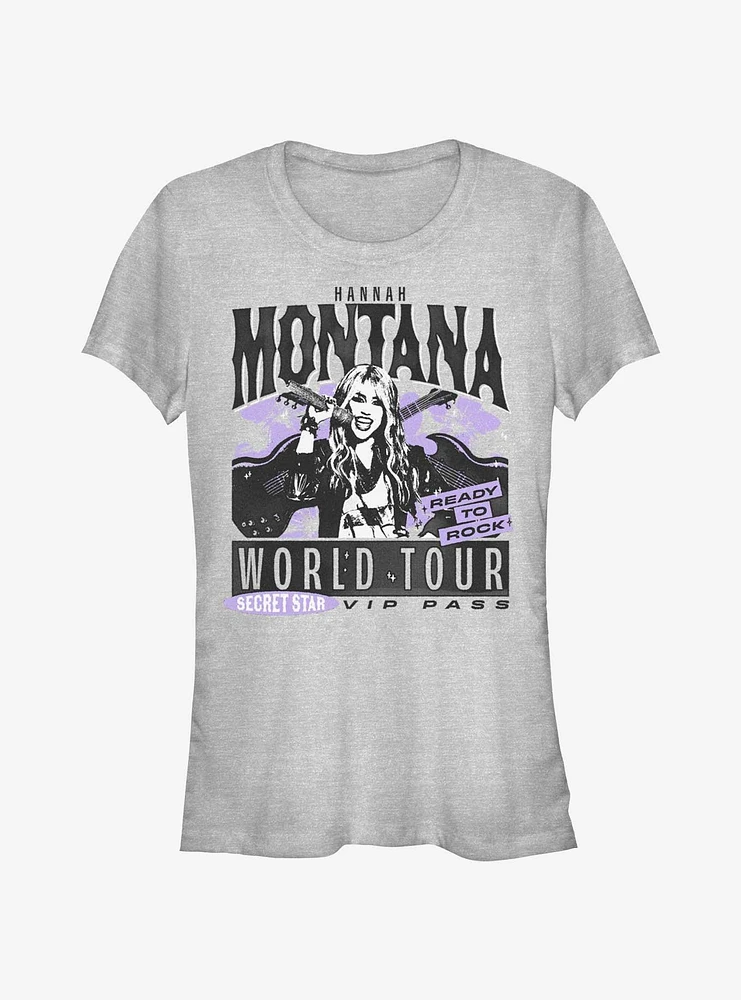 Disney Channel Hannah Montana Country Rockin' World Tour Girls T-Shirt