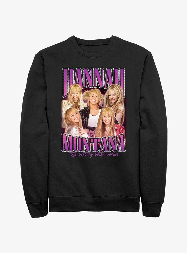 Disney Channel Hannah Montana Pop Star Montage Sweatshirt