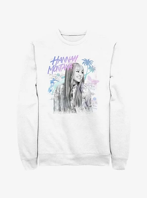 Disney Channel Hannah Montana Best Of Both Worlds Teen Idol Sweatshirt