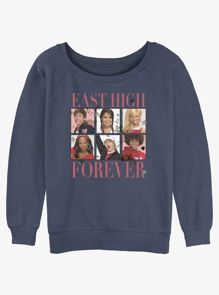 Disney Channel High School Musical East Friends Forever Girls Slouchy Sweatshirt