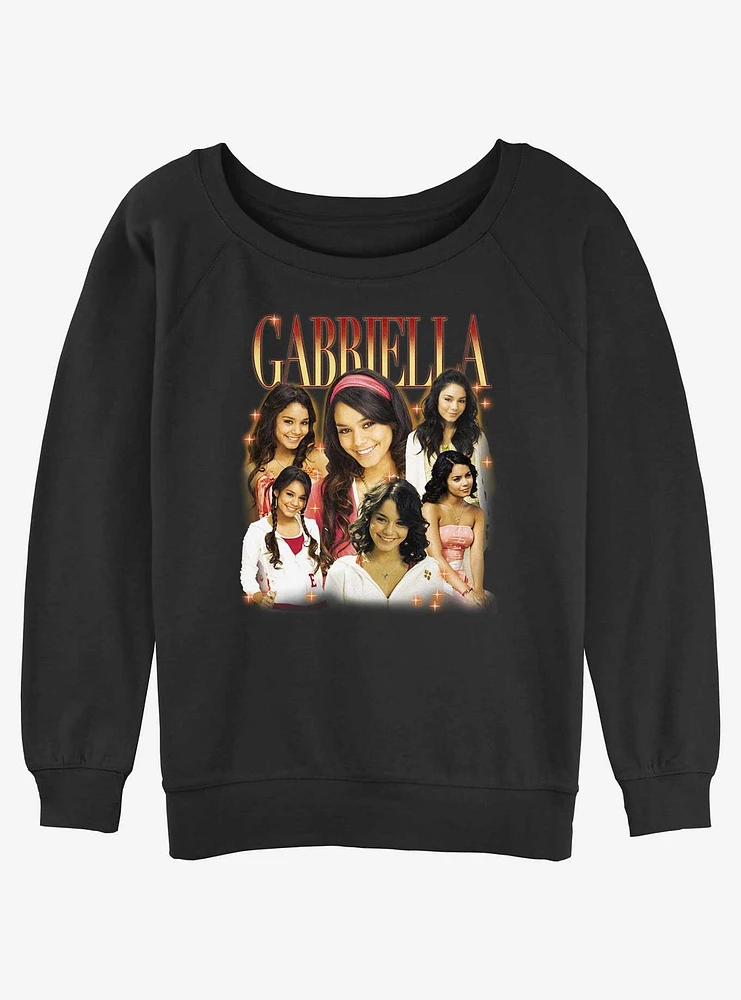 Disney Channel High School Musical Gabriellas Girls Slouchy Sweatshirt