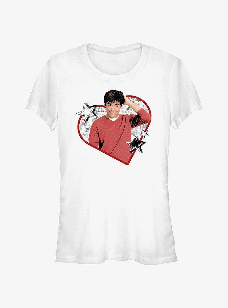 Disney Channel High School Musical Troy Heart Girls T-Shirt