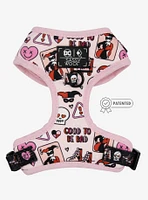 DC Comics Harley Quinn x Sassy Woof Adjustable Dog Harness