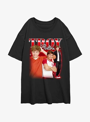 Disney Channel High School Musical Troy Collage Girls Oversized T-Shirt