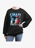 Disney Channel High School Musical Chad Collage Girls Oversized Sweatshirt