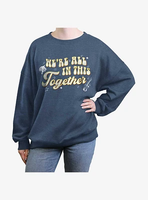 Disney Channel High School Musical We're All This Together Girls Oversized Sweatshirt