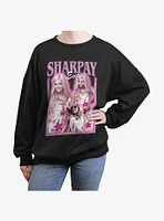 Disney Channel High School Musical Sharpay Evans Bling Girls Oversized Sweatshirt