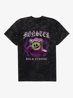 Nanalan Monster Big And Strong Mineral Wash T-Shirt