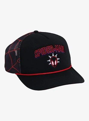 Marvel Spider-Man: Across The Spider-Verse Miles Web Trucker Hat