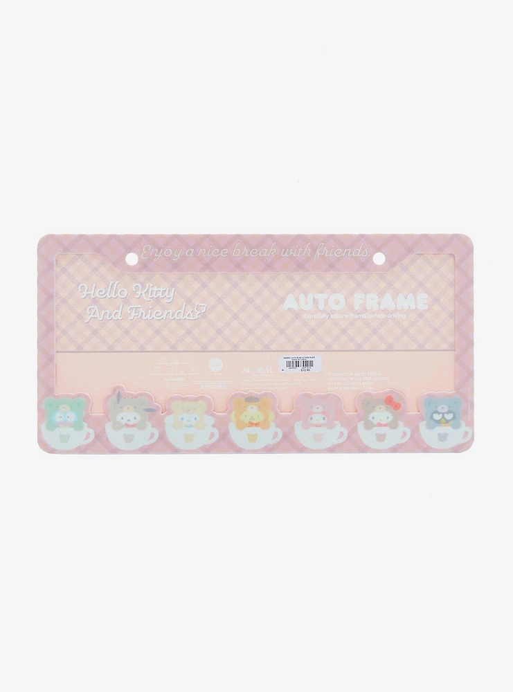 Sanrio Hello Kitty and Friends Latte Bear License Plate Frame - BoxLunch Exclusive