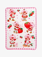 Strawberry Shortcake Multi Portrait Fleece Throw - BoxLunch Exclusive