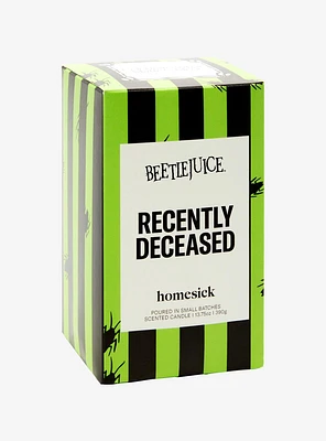 Homesick Beetlejuice Recently Deceased Candle