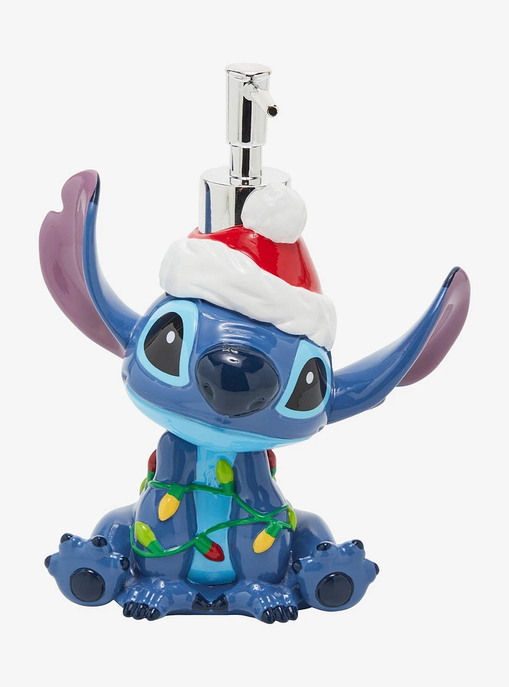 Disney Lilo & Stitch Holiday Light Stitch Soap Pump