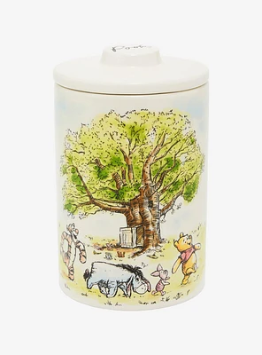 Disney Winnie the Pooh Tree Group Portrait Storage Jar