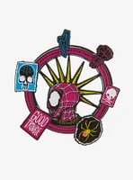 Marvel Spider-Man: Across the Spider-Verse Spider-Punk Icons Spinning Enamel Pin - BoxLunch Exclusive