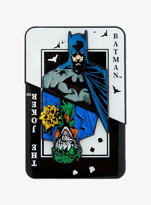 DC Comics Batman The Joker Playing Card 3 Piece Enamel Pin — BoxLunch Exclusive