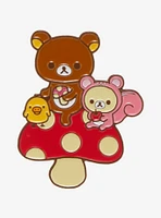 Rilakkuma & Friends Mushroom Enamel Pin