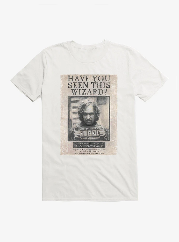 Harry Potter Sirius Black Wanted Poster T-Shirt